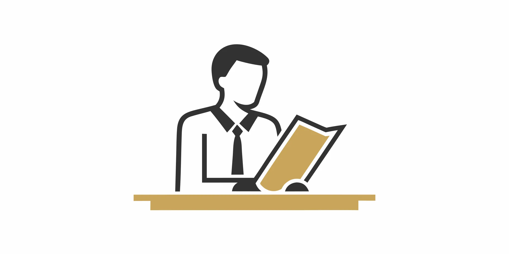 One of the best motorcycle accident attorneys reviewing a client's case file at his desk.