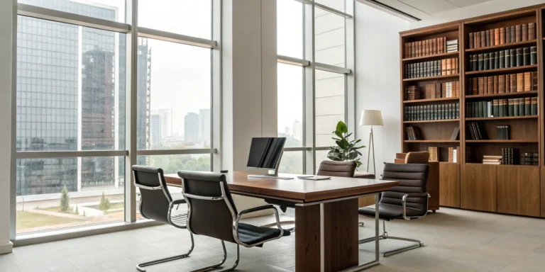 A professional setting for a meeting with one of the best truck accident lawyers.