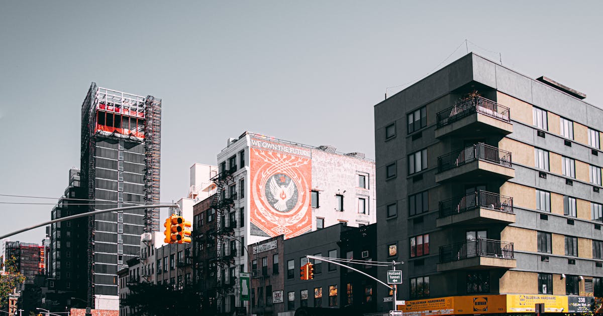 Cars in city street intersection with traffic